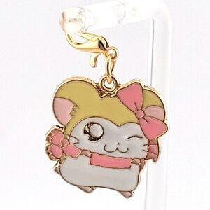 Pashmina - Hamtaro Gold Metal Character Charm
